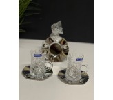 طقم ديور فضي 18 قطعه