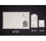 لباد مع حامل ملاعق وحامل كوب 