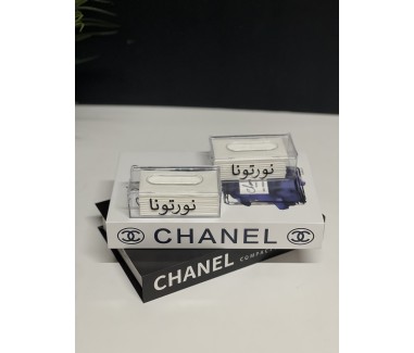 علبتين مناديل نورتونا فضي