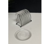 طقم صحون مع شيال اسود