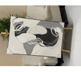 لوحه مقاس 120*80 اسود