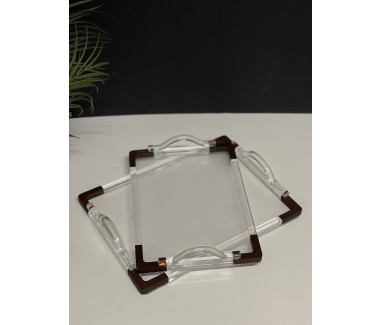 صينية تقديم كبير خشبي