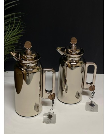 طقم ترامس قهوة وشاي خشبي