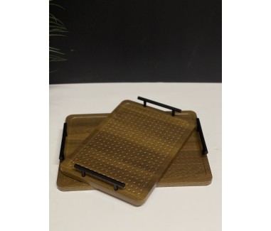 طقم صواني خشبي 015