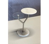 طاولة خدمه رخام فضي 002