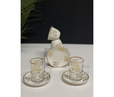 طقم اغصان ذهبي 36 قطعه