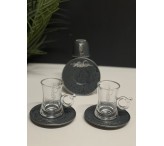 طقم فناجين وكاسات 18 قطعة