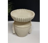 صحن بولي بقاعدة كبير