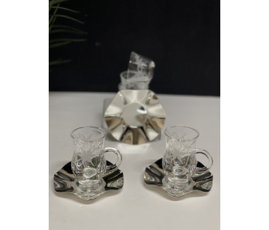 طقم قهوة وشاي - 18 قطعة