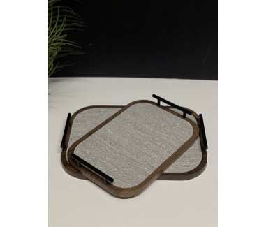 طقم صواني خشبي 016