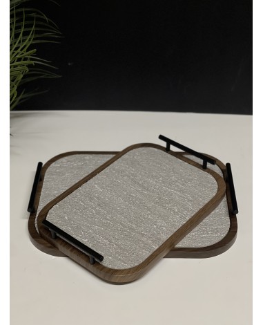 طقم صواني خشبي 016