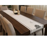 مفرش خياطة تطريز اسود