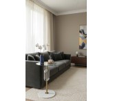 طاولة كريستال بعامود ذهبي