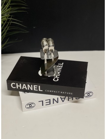 ملاعق 12 قطعه فضي مع استاند 