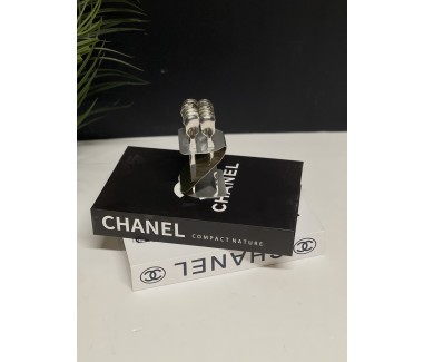 ملاعق 12 قطعه فضي مع استاند 