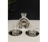 طقم فضي 18 قطعه 0133