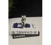 ملاعق 6 قطع فضي مع استاند 