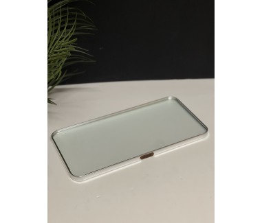 صينية تقديم قزاز فضي