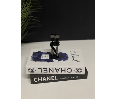 ملاعق 6 قطع اسود مع استاند 