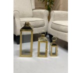 طقم فوانيس ذهبي