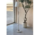 ابجورة كريستال طويلة فضي