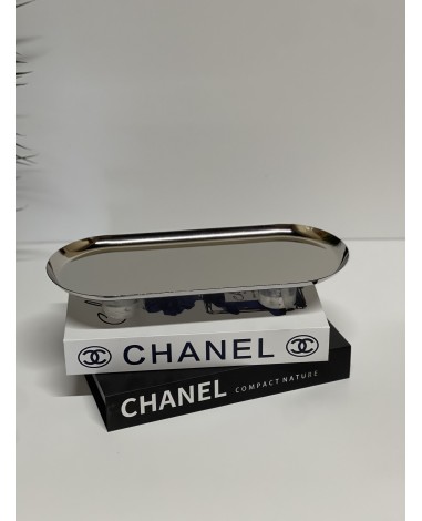 صحن تقديم كبير فضي 02