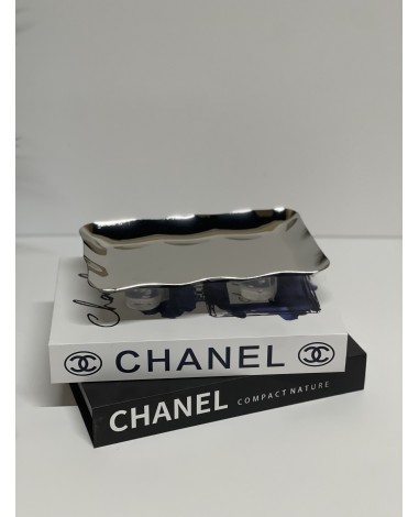 صحن تقديم صغير فضي 03