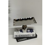 صحن تقديم كبير فضي 05