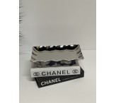 صحن تقديم كبير فضي 03