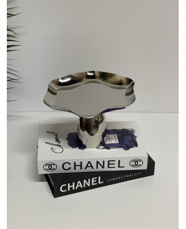 صحن تقديم كبير فضي 01