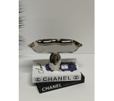 صحن تقديم كبير فضي 06