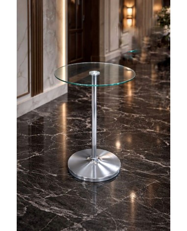 طاولة خدمة فضي