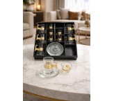 طقم ضيافه 18 قطعه ذهبي 002