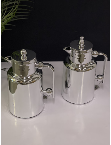 طقم ترامس قهوة شاي فضي