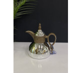 دله ستانلس ستيل فضي مع خشبي