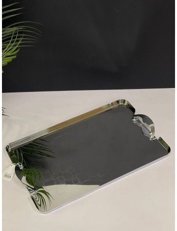 صينية تقديم فضي كبير 01