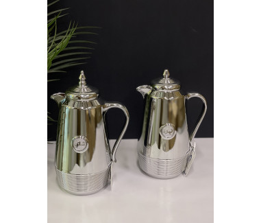 طقم ترامس الاصاله فضي