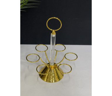 حامل فناجيل ذهبي 015