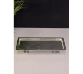 صحن تقديم كبير بقاعدة 