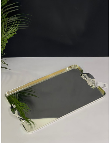 صينية تقديم فضي كبير 02