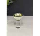 مبخره فضي بقاعدة شفاف 