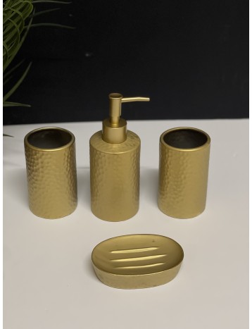 طقم حمام ذهبي