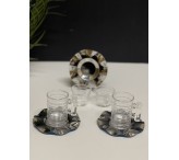 طقم ضيافة 18 قطعه مخطط