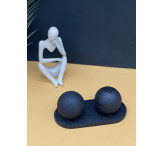 طقم مبخرة ترافينتينو دائرية