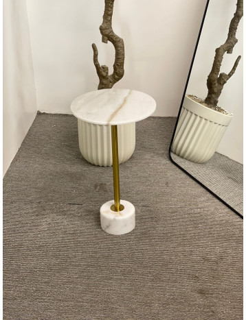 طاولة ضيافة رخام ذهبي