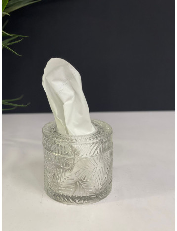 علبة مناديل زجاج صغير 012