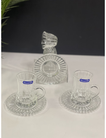 طقم ضيافة 18 قطعه مقلم