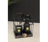 طقم معطر مع شمعه اسود