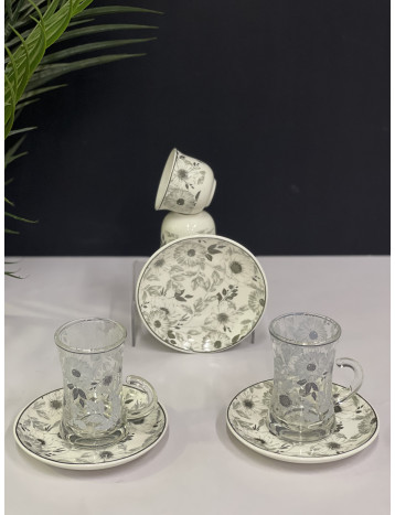 طقم ضيافه 18 قطعه 066