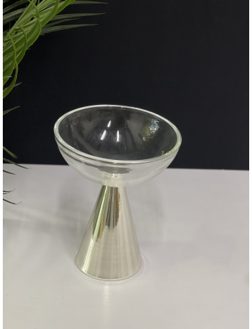 صحن تقديم وسط بقاعدة طويل